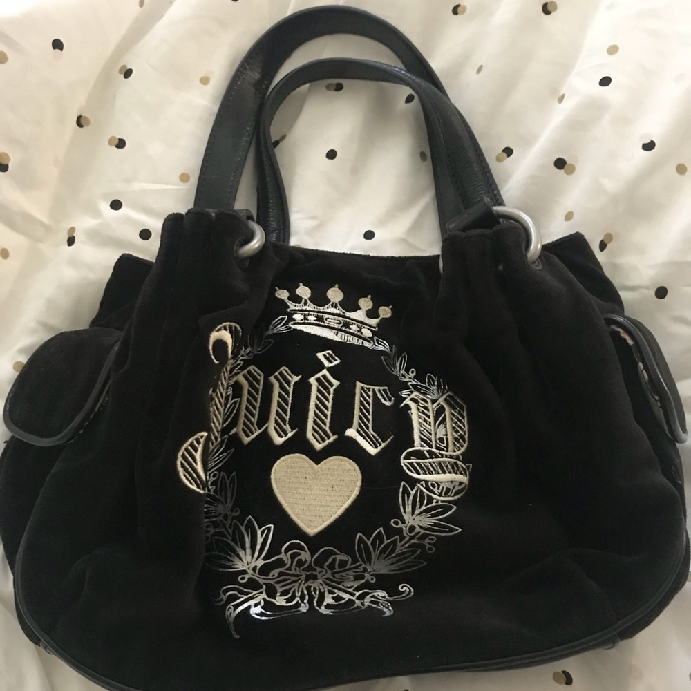 Juicy Couture Velvet Handbag